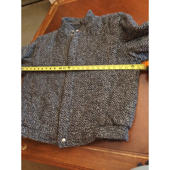 Rare VTG SADDLERY Cooper Collections Herringbone Lined Hooded Jacket 90s L - Picture 12 of 15